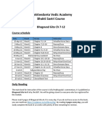 Bhagavad Gita 7-12 Module Info