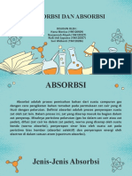 Kelompok 1 - PPT Absorbsi Dan Adsorbsi - Kimia Fisika 2