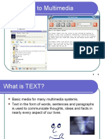 Introduction to Multimedia Text
