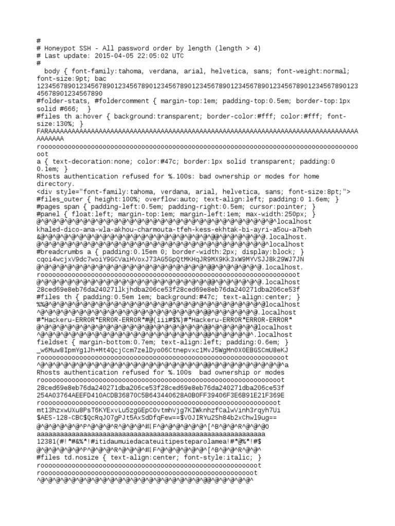Ssh Passwd Pdf Cyberwarfare Security