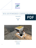 Solar Powered Coffee Maker: Marketing Plan