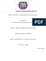 Concepto y Administración Del Precio (Cuadro Sinoptico)