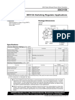 800V/3A Switching Regulator Applications: Package Dimensions Features