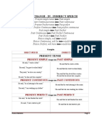 Direct Indirect Speech