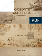 Horizonte Tardio Inca: Escuela Profesiona L Derecho