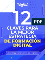 Ebook 12 Claves para La Mejor Estrategia de Formacion Digital