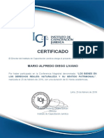 Certificado - 25 de Febrero de 2019