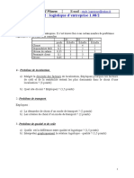 Série 2: Logistique D'entreprise 1.08/2: Auteur: M