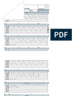 Tabs Nunca te Olvidé - Tab sheet