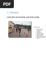 Concept of Fitness and Wellness: Objectives