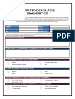 FORMATO DE HOJA DE DIAGNOSTICO