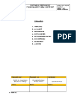 Procedimiento para El Funcionamiento Del Comité SST