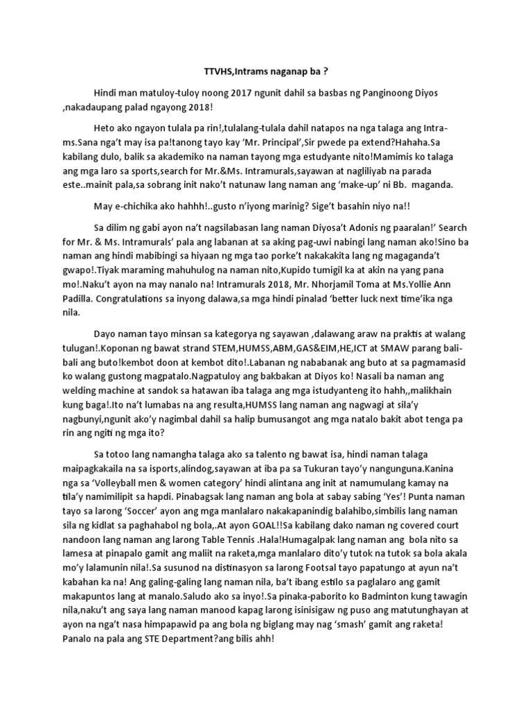 TTVHS | PDF