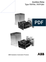 Type RXP8n, RXPQ8n: Auxiliary Relay