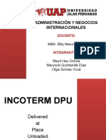 Incoterm Dpu