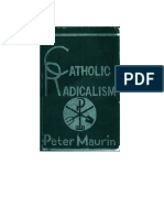 Catholic Radicalism - Phrased Essays For The Green Revolution