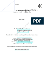 Installation Procedure of Openfoam 9 (Source Pack On Ubuntu)