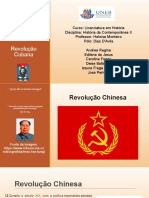Revolução Chinesa e Cubana