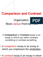 Comparison and Contrast Paragraph