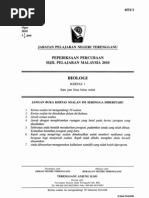 Biology Trial Terrenganu 2010