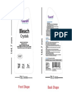 GuardH Bleach Crystals For Design