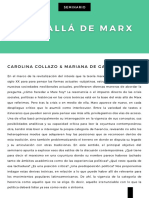 Más Allá de Marx - Programa