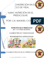 3 Nutrición en El Preescolar