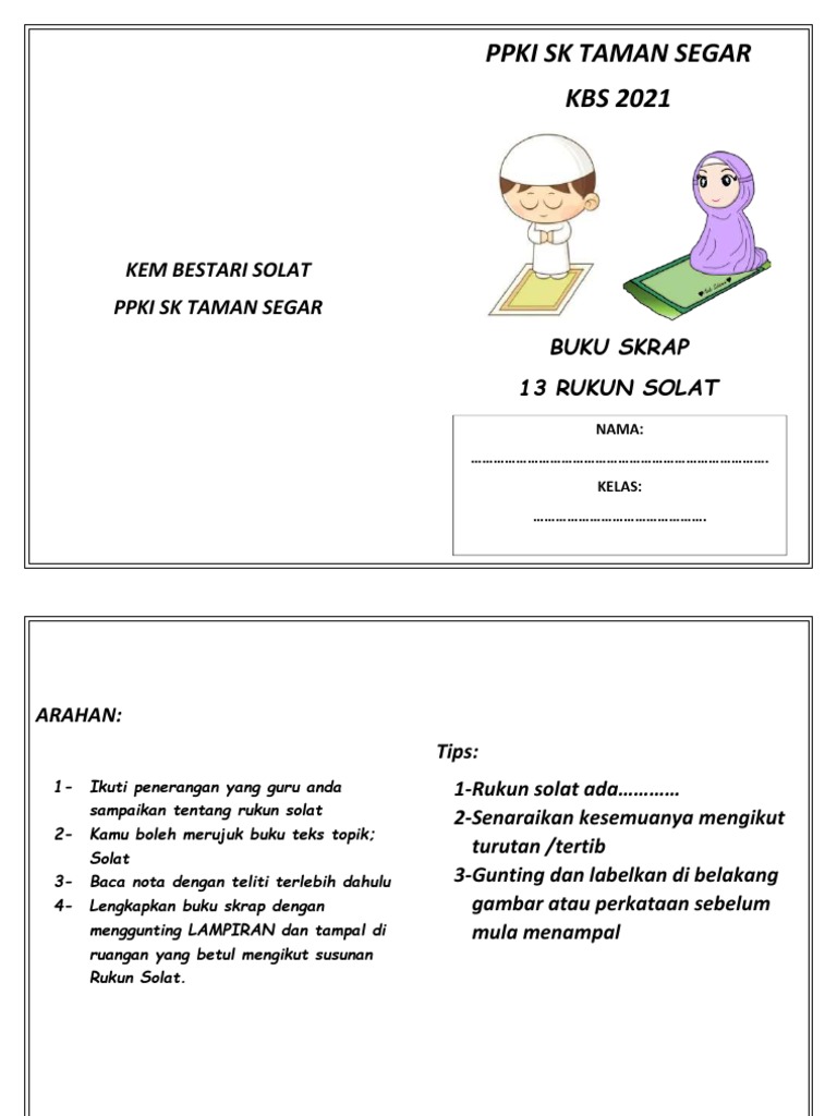 Buku Skrap Rukun Solat Pdf