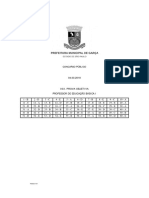 Vunesp 2018 Prefeitura de Garca SP Professor de Educacao Basica I Gabarito