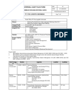 Audit Plan ISO 450001
