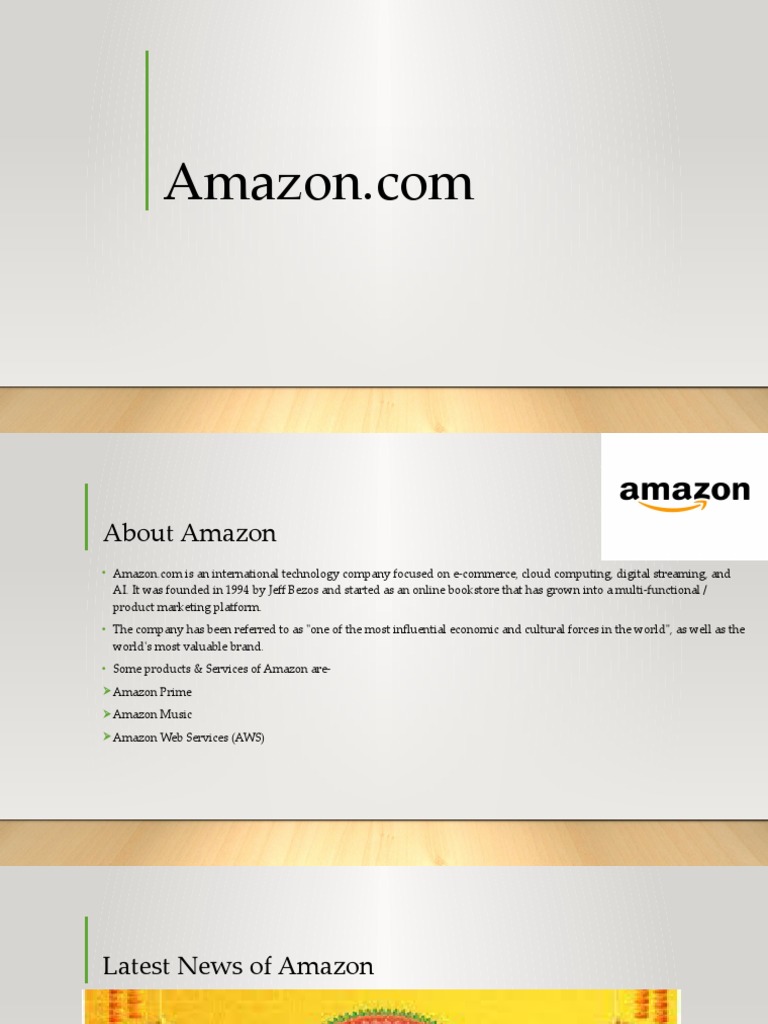Overview of Amazon's Business Strategy | PDF