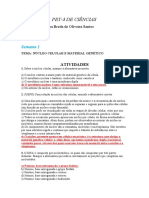 Divisão celular, material genético e hereditariedade