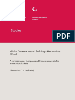 Global governance and building a harmonious world