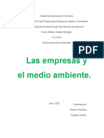 Las Empresas y El Medio Ambiente.