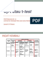 12 - UJI T ATAU T TEST