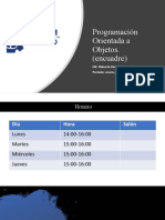 Encuadre Programación Orientada A Objetos