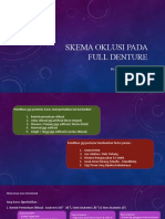 Skema Oklusi & Penyusunan Gigi Posterior (By. Ichal)