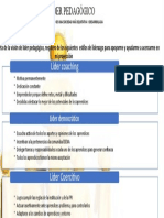 VISIÓN LIDER PEDAGÓGICA VS ESTILOS DE LIDERAZGO