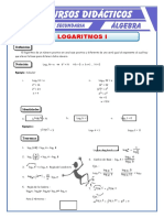 Introduccion A Los Logaritmos para Tercero de Secundaria