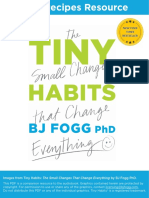 Tiny Habits by BJ Fogg PHD - 300 Recipes Audiobook Companion
