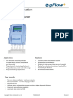 GFlow KUF810 Ultrasonic FlowmeterTechnical Specification RevC