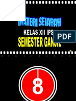 MATERI SEJARAH KLS XII SEM I