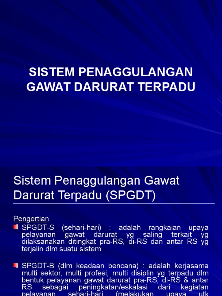 SPGDT Dan Triage | PDF