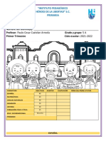 Calificaciones del primer trimestre de 5° primaria