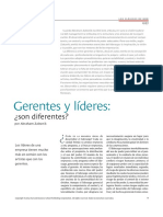 Gerentes y Lideres, Son Diferentes