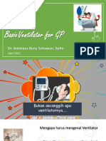 Prinsip Dasar Ventilator - Dr. Antonius Benny SP - An
