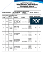 61 Estructura de Datos Plan de Evaluación