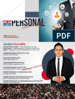 Mastering Intra and Inter Personal Skill For Peserta by Andra Donatta