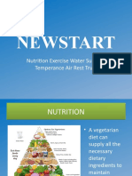 Newstart: Nutrition Exercise Water Sunlight Temperance Air Rest Trust