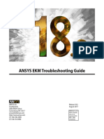 ANSYS EKM Troubleshooting Guide 18.2